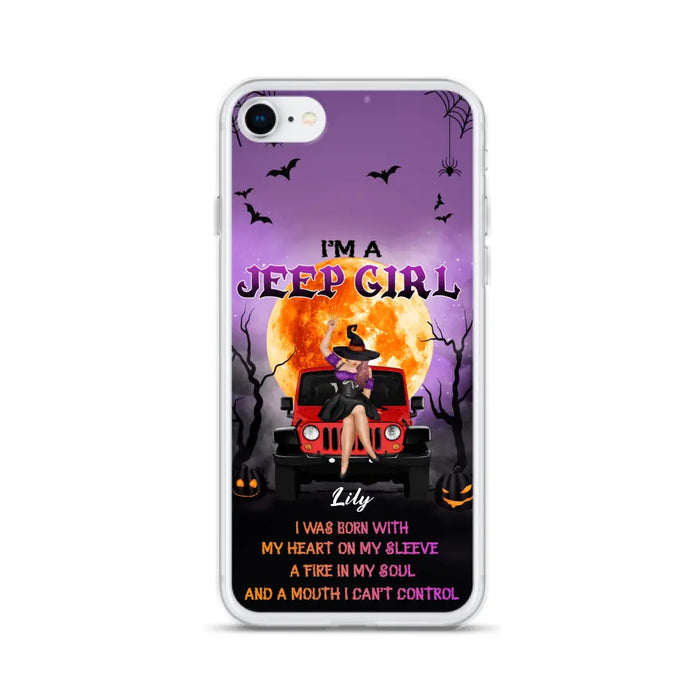 Custom Personalized Off-road Girl Phone Case  - Halloween Gift Idea For Off-road Lovers - Case for iPhone/Samsung