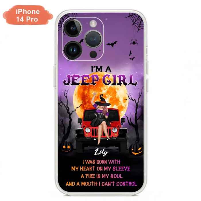 Custom Personalized Off-road Girl Phone Case  - Halloween Gift Idea For Off-road Lovers - Case for iPhone/Samsung