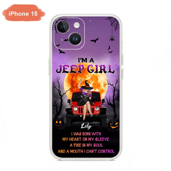 Custom Personalized Off-road Girl Phone Case  - Halloween Gift Idea For Off-road Lovers - Case for iPhone/Samsung