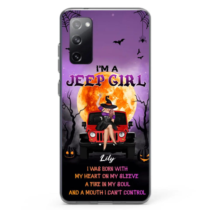 Custom Personalized Off-road Girl Phone Case  - Halloween Gift Idea For Off-road Lovers - Case for iPhone/Samsung