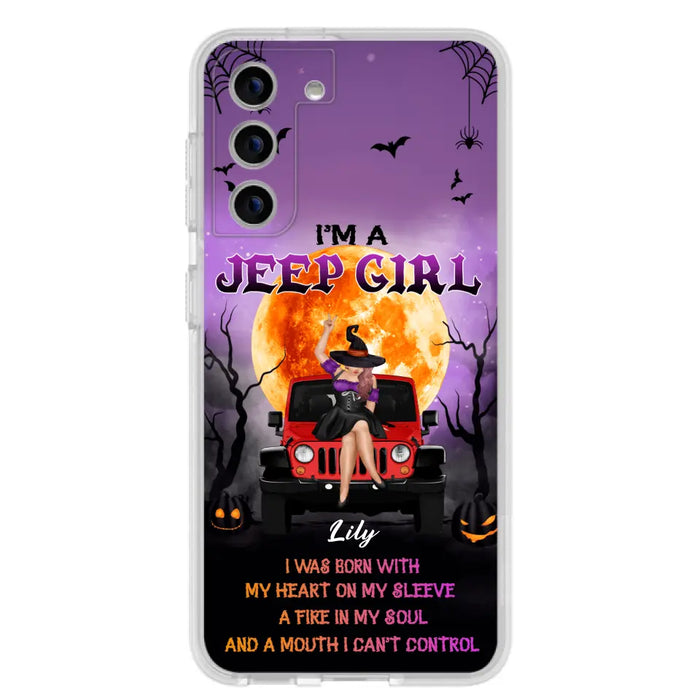 Custom Personalized Off-road Girl Phone Case  - Halloween Gift Idea For Off-road Lovers - Case for iPhone/Samsung