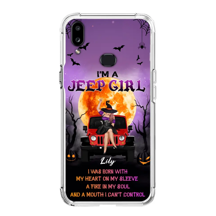 Custom Personalized Off-road Girl Phone Case  - Halloween Gift Idea For Off-road Lovers - Case for iPhone/Samsung