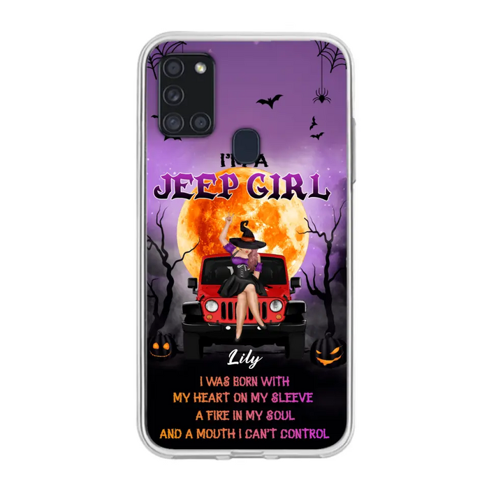 Custom Personalized Off-road Girl Phone Case  - Halloween Gift Idea For Off-road Lovers - Case for iPhone/Samsung