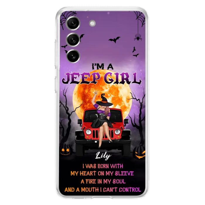 Custom Personalized Off-road Girl Phone Case  - Halloween Gift Idea For Off-road Lovers - Case for iPhone/Samsung