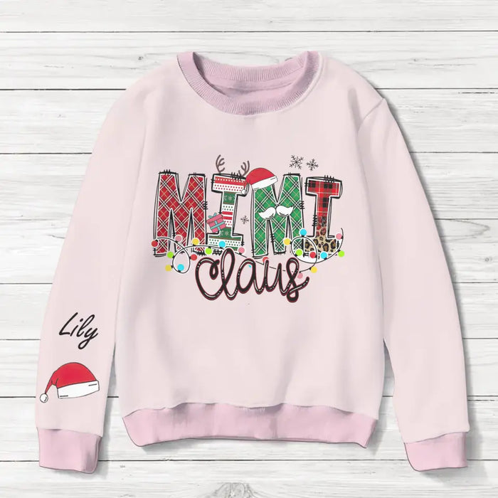 Personalized Grandma AOP Sweater - Up To 10 Children - Christmas Gift Idea for Grandma - Mimi Claus