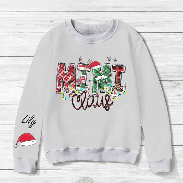 Personalized Grandma AOP Sweater - Up To 10 Children - Christmas Gift Idea for Grandma - Mimi Claus