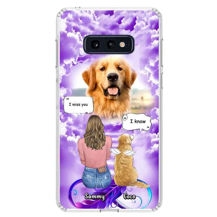 Custom Personalized Memorial Pet iPhone/ Samsung Case - Upload Photo - Memorial Gift Idea For Dog/Cat/Rabbit Lover