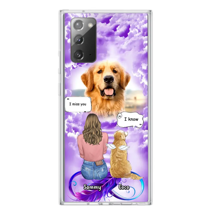 Custom Personalized Memorial Pet iPhone/ Samsung Case - Upload Photo - Memorial Gift Idea For Dog/Cat/Rabbit Lover