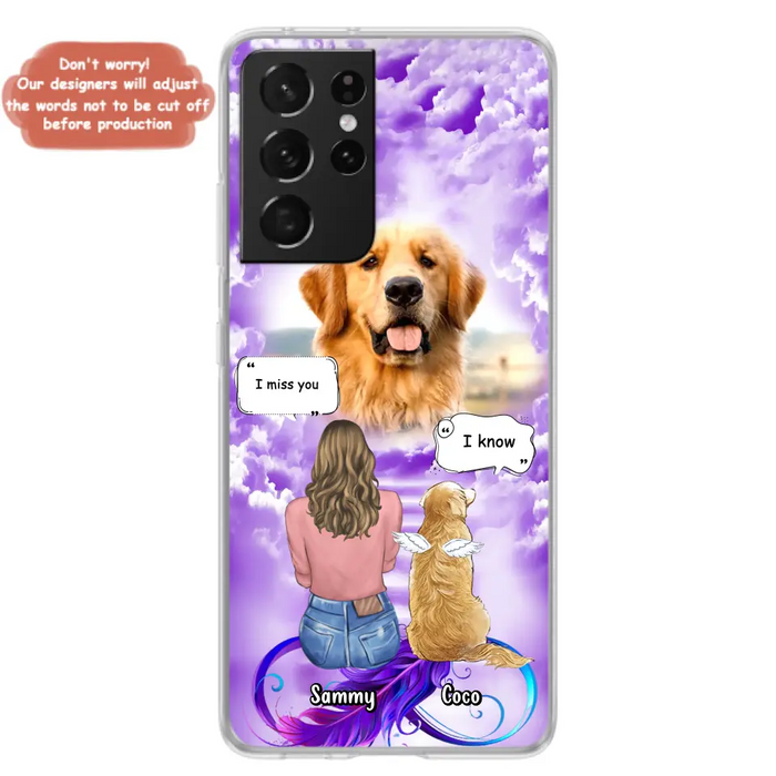 Custom Personalized Memorial Pet iPhone/ Samsung Case - Upload Photo - Memorial Gift Idea For Dog/Cat/Rabbit Lover