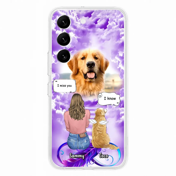 Custom Personalized Memorial Pet iPhone/ Samsung Case - Upload Photo - Memorial Gift Idea For Dog/Cat/Rabbit Lover