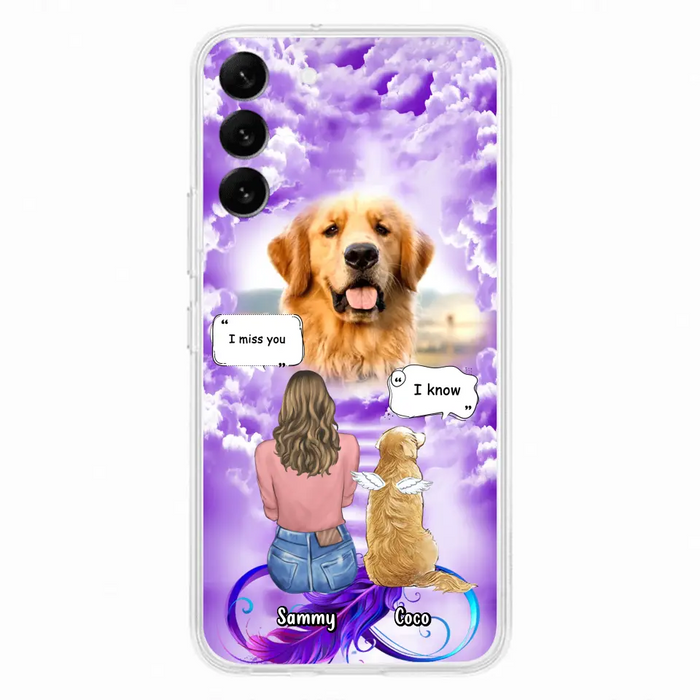 Custom Personalized Memorial Pet iPhone/ Samsung Case - Upload Photo - Memorial Gift Idea For Dog/Cat/Rabbit Lover