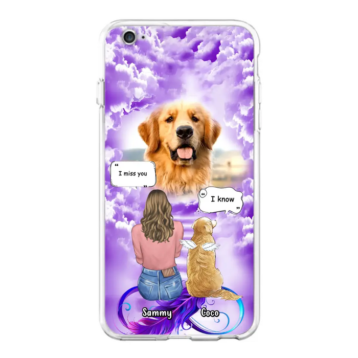 Custom Personalized Memorial Pet iPhone/ Samsung Case - Upload Photo - Memorial Gift Idea For Dog/Cat/Rabbit Lover