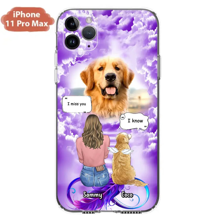 Custom Personalized Memorial Pet iPhone/ Samsung Case - Upload Photo - Memorial Gift Idea For Dog/Cat/Rabbit Lover