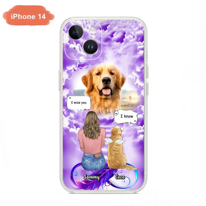 Custom Personalized Memorial Pet iPhone/ Samsung Case - Upload Photo - Memorial Gift Idea For Dog/Cat/Rabbit Lover