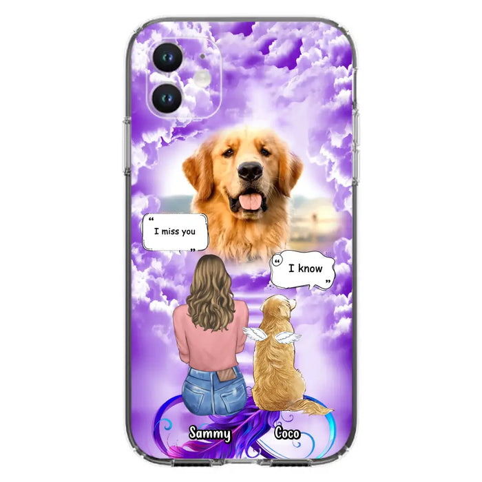 Custom Personalized Memorial Pet iPhone/ Samsung Case - Upload Photo - Memorial Gift Idea For Dog/Cat/Rabbit Lover