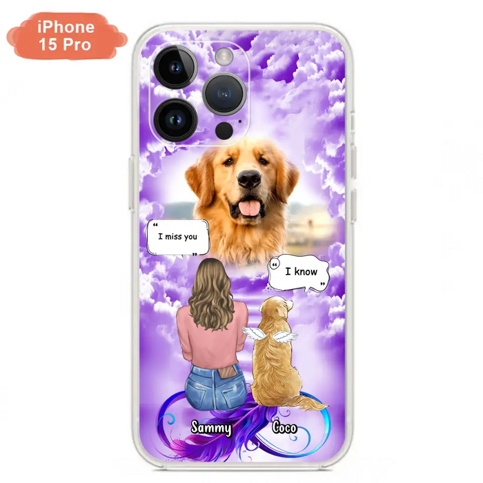 Custom Personalized Memorial Pet iPhone/ Samsung Case - Upload Photo - Memorial Gift Idea For Dog/Cat/Rabbit Lover