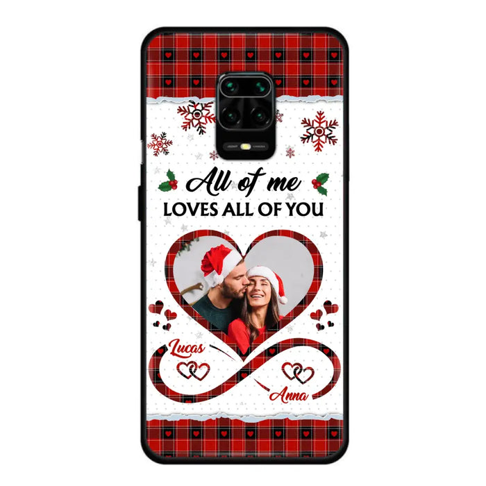 Custom Personalized Couple Christmas Phone Case - Gift Idea For Couple/ Him/ Her - Upload Photo - All Of Me Loves All Of You - Case For Oppo/ Xiaomi/ Huawei