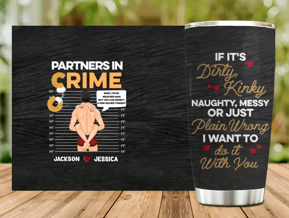 Personalized Couple Tumbler - Gift Idea For Couple/Valentines Day - I Want To Do It With You