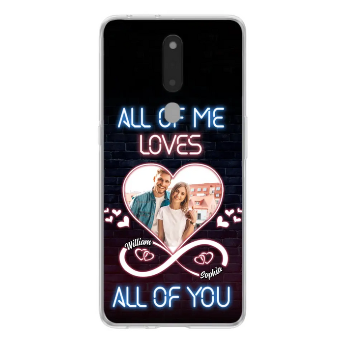 Custom Personalized Couple Photo Phone Case - Christmas Gift Idea For Couple/ Him/ Her - All Of Me Loves All Of You - Case For Oppo/Xiaomi/Huawei