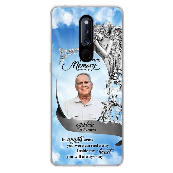 Custom Personalized Memorial Photo Phone Case - Memorial Gift Idea for Family - Inside My Heart You Will Always Stay - Case For Oppo/Xiaomi/Huawei