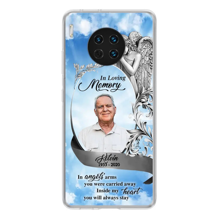 Custom Personalized Memorial Photo Phone Case - Memorial Gift Idea for Family - Inside My Heart You Will Always Stay - Case For Oppo/Xiaomi/Huawei