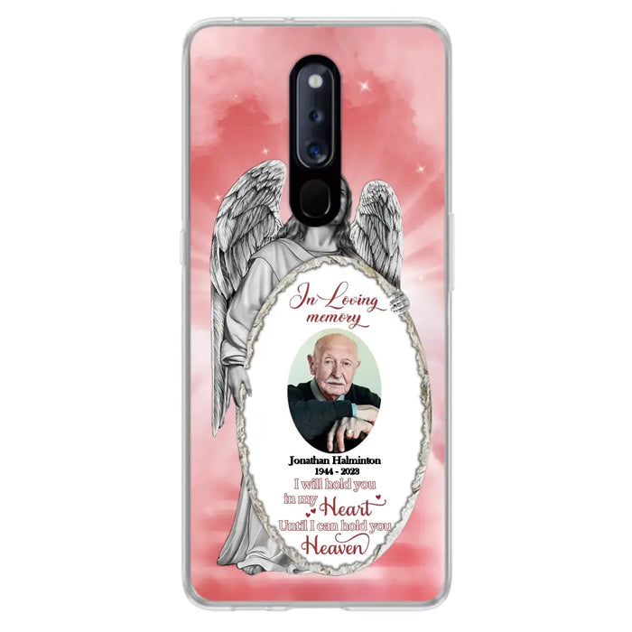 Custom Personalized Jesus Christ Memorial Photo Phone Case - Memorial Gift Idea For Family Member - I Will Hold You in My Heart Until I Can Hold You in Heaven - Case For Xiaomi/ Oppo/ Huawei