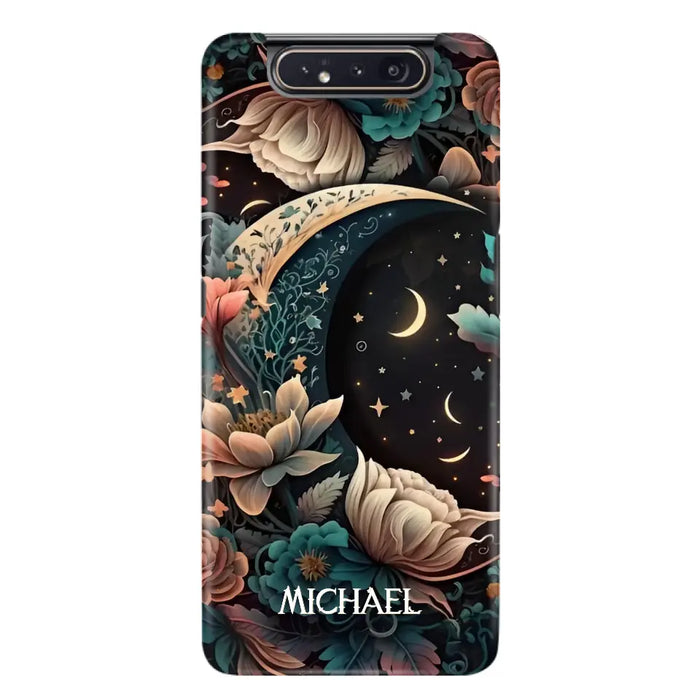 Custom Personalized Cottagecore Floral Sun Moon Stars Phone Case -  Case For iPhone/Samsung