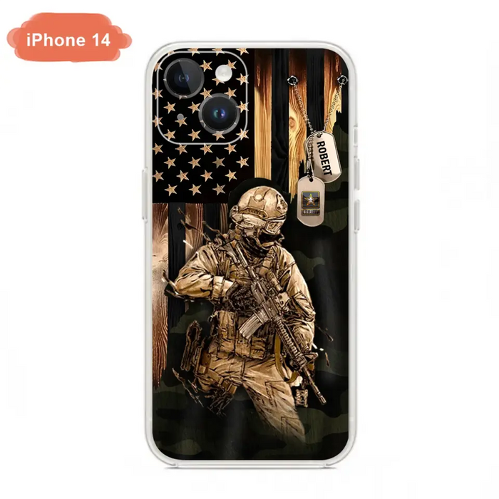 Custom Personalized Veteran iPhone/ Samsung Phone Case - Gift Idea For Veteran