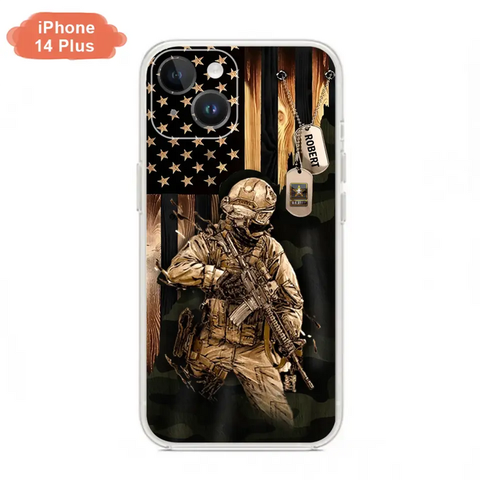 Custom Personalized Veteran iPhone/ Samsung Phone Case - Gift Idea For Veteran