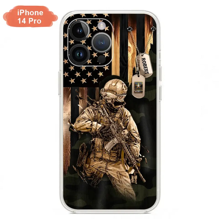 Custom Personalized Veteran iPhone/ Samsung Phone Case - Gift Idea For Veteran