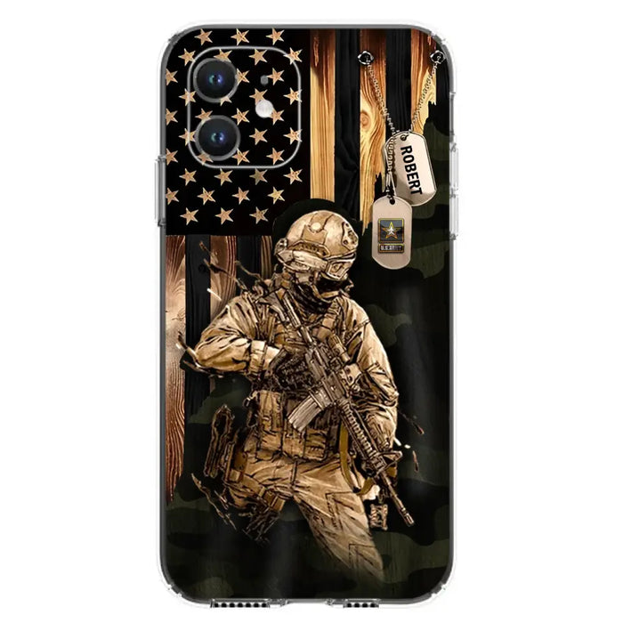 Custom Personalized Veteran iPhone/ Samsung Phone Case - Gift Idea For Veteran