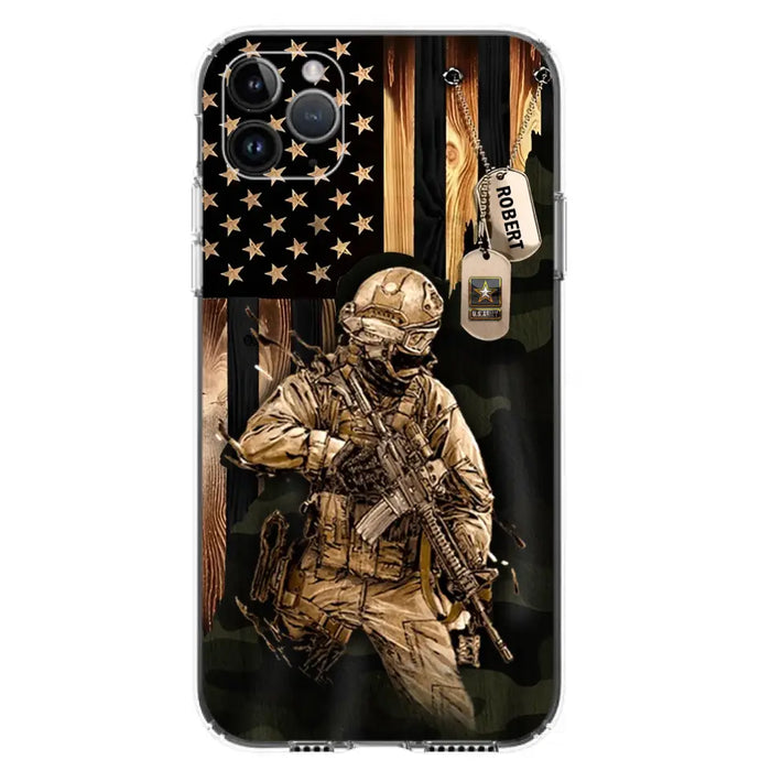 Custom Personalized Veteran iPhone/ Samsung Phone Case - Gift Idea For Veteran