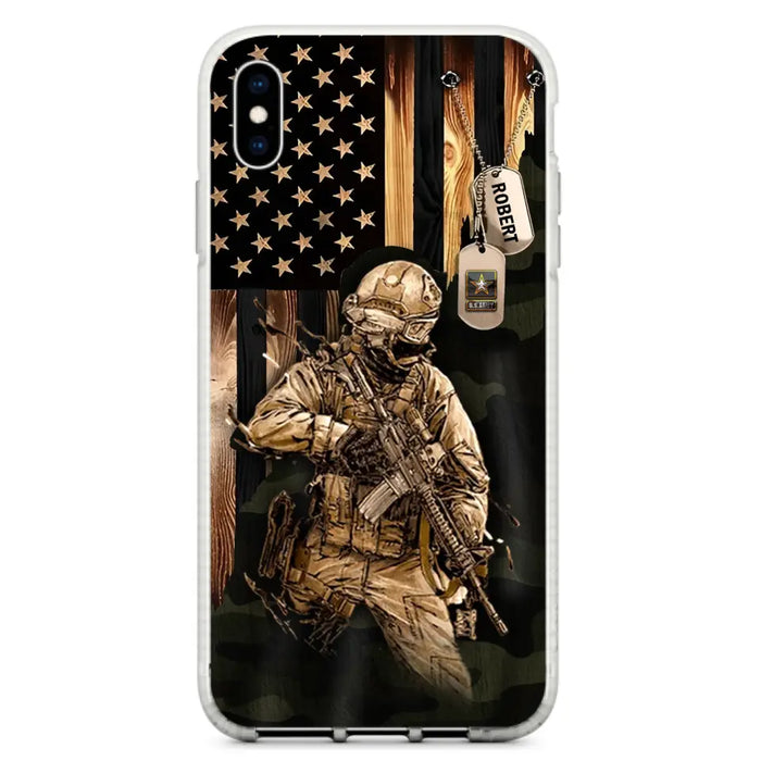 Custom Personalized Veteran iPhone/ Samsung Phone Case - Gift Idea For Veteran