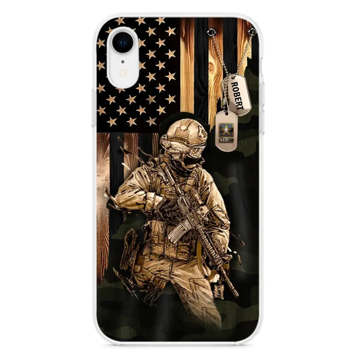 Custom Personalized Veteran iPhone/ Samsung Phone Case - Gift Idea For Veteran