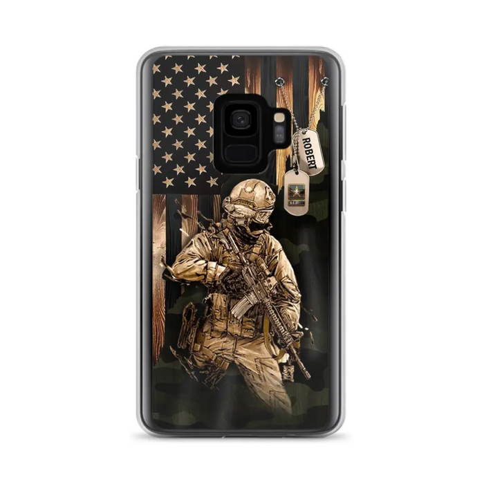 Custom Personalized Veteran iPhone/ Samsung Phone Case - Gift Idea For Veteran