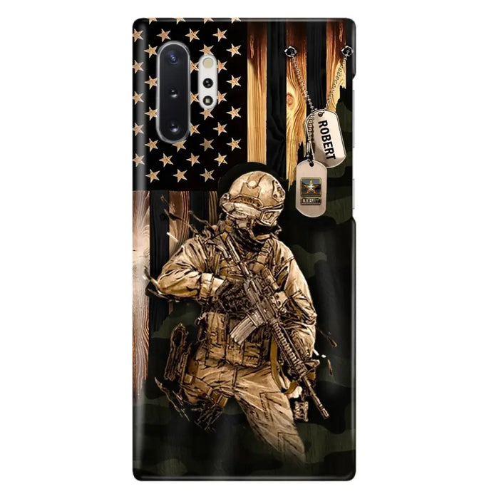 Custom Personalized Veteran iPhone/ Samsung Phone Case - Gift Idea For Veteran