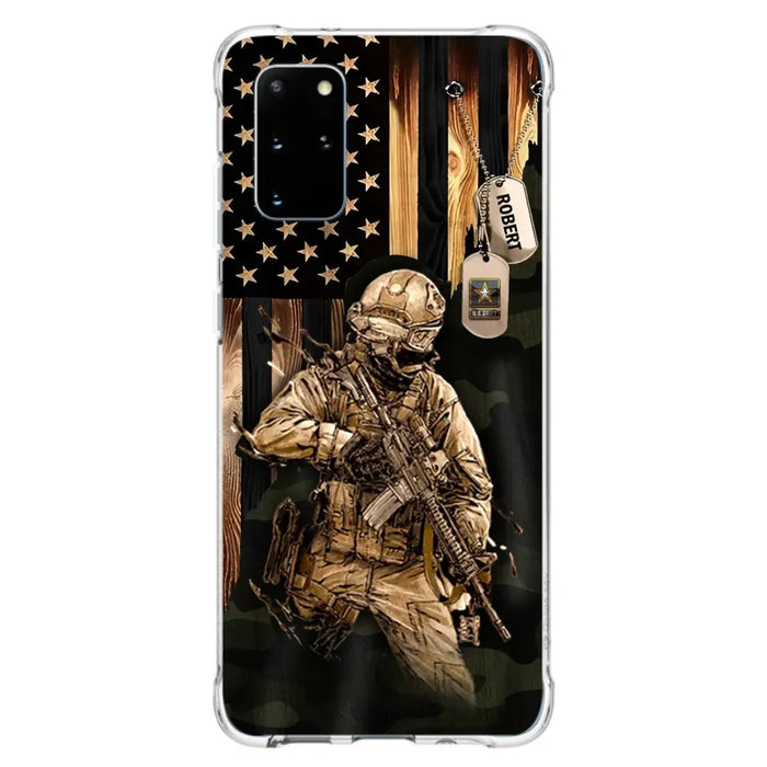 Custom Personalized Veteran iPhone/ Samsung Phone Case - Gift Idea For Veteran