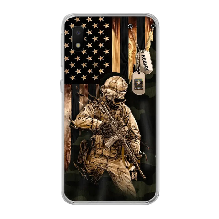 Custom Personalized Veteran iPhone/ Samsung Phone Case - Gift Idea For Veteran