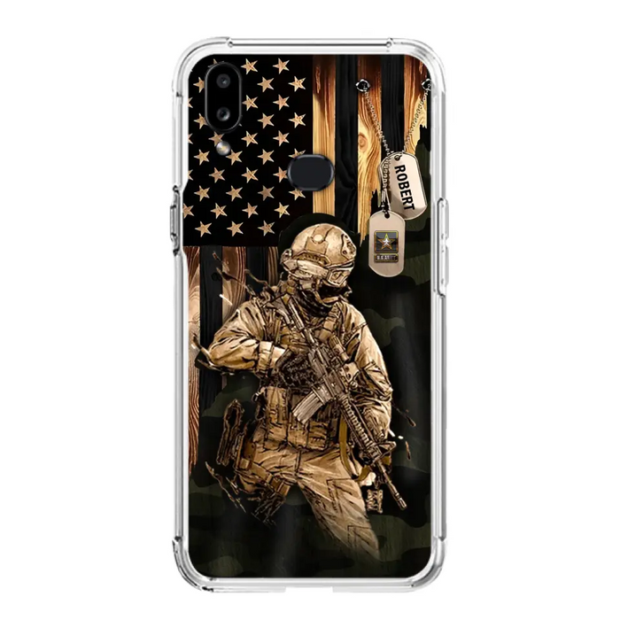 Custom Personalized Veteran iPhone/ Samsung Phone Case - Gift Idea For Veteran