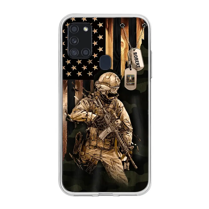 Custom Personalized Veteran iPhone/ Samsung Phone Case - Gift Idea For Veteran