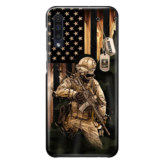 Custom Personalized Veteran iPhone/ Samsung Phone Case - Gift Idea For Veteran