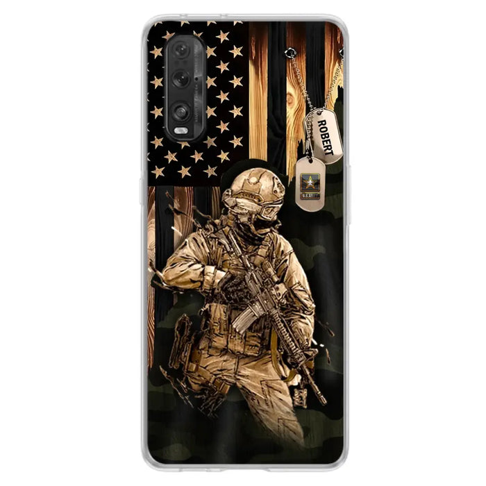 Custom Personalized Veteran Xiaomi/ Oppo/ Huawei Phone Case - Gift Idea For Veteran