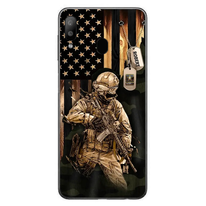 Custom Personalized Veteran iPhone/ Samsung Phone Case - Gift Idea For Veteran