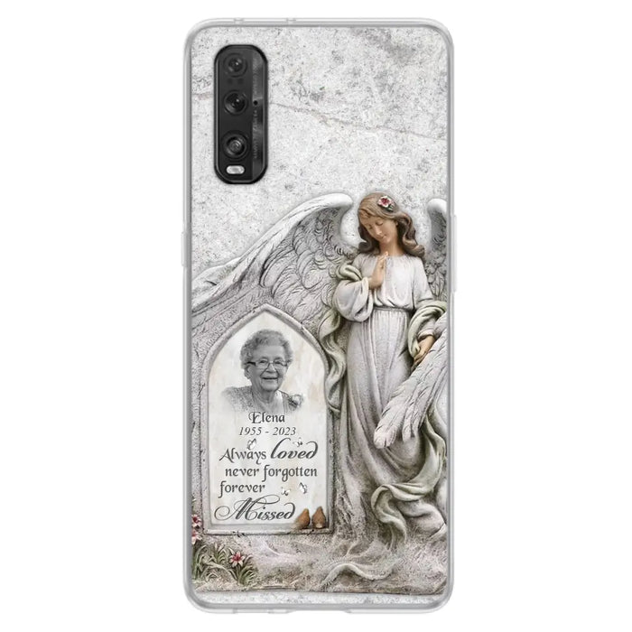 Custom Personalized Memorial Photo Phone Case - Memorial Gift Idea For Family Member - Always Loved Never Forgotten Forever Missed - Case For Xiaomi/ Oppo/ Huawei