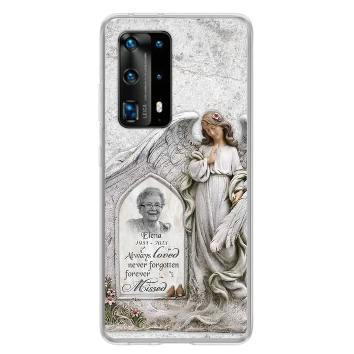 Custom Personalized Memorial Photo Phone Case - Memorial Gift Idea For Family Member - Always Loved Never Forgotten Forever Missed - Case For Xiaomi/ Oppo/ Huawei