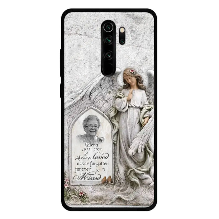 Custom Personalized Memorial Photo Phone Case - Memorial Gift Idea For Family Member - Always Loved Never Forgotten Forever Missed - Case For Xiaomi/ Oppo/ Huawei