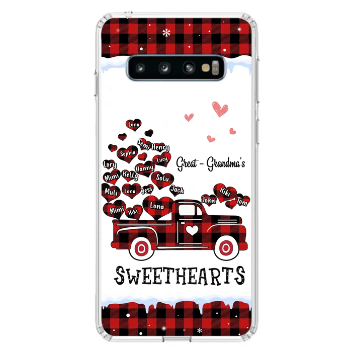 Personalized Grandma Phone Case - Gift Idea For Grandma - Upto 20 Children - Great - Grandma's Sweethearts - Case For iPhone/Samsung