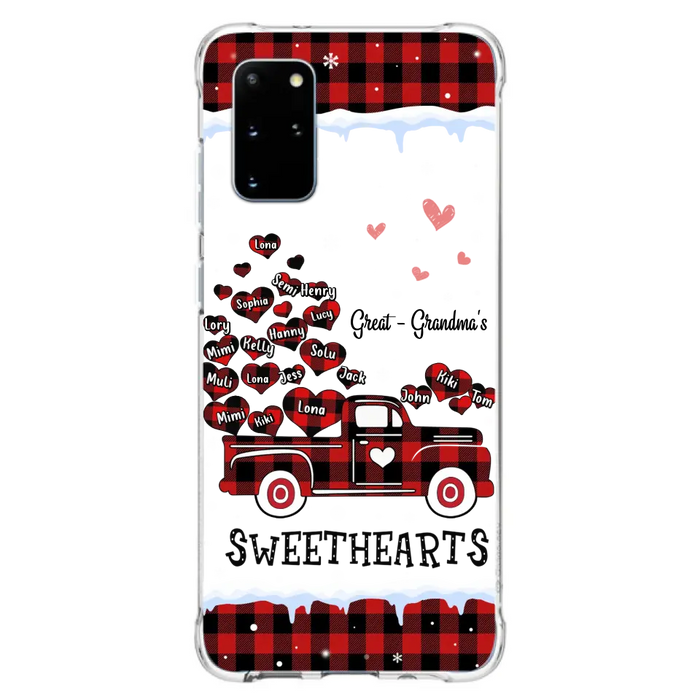 Personalized Grandma Phone Case - Gift Idea For Grandma - Upto 20 Children - Great - Grandma's Sweethearts - Case For iPhone/Samsung