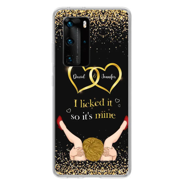 Custom Personalized Couple Phone Case - Gift Idea For Couple/Valentines Day - I Licked It So It's Mine - Case For Oppo/Xiaomi/Huawei