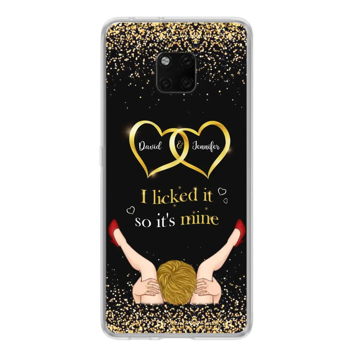 Custom Personalized Couple Phone Case - Gift Idea For Couple/Valentines Day - I Licked It So It's Mine - Case For Oppo/Xiaomi/Huawei